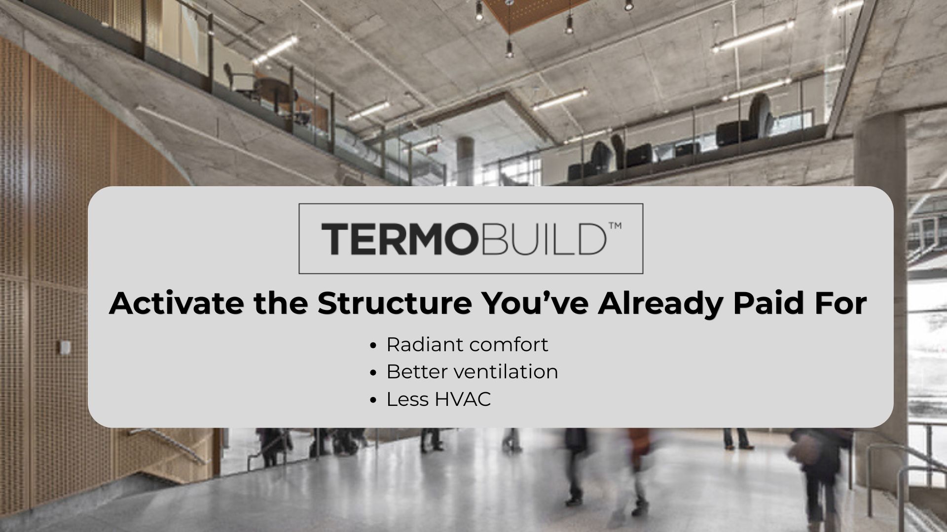 Building Outcomes Advisory & Thermal Energy Storage | Termobuild