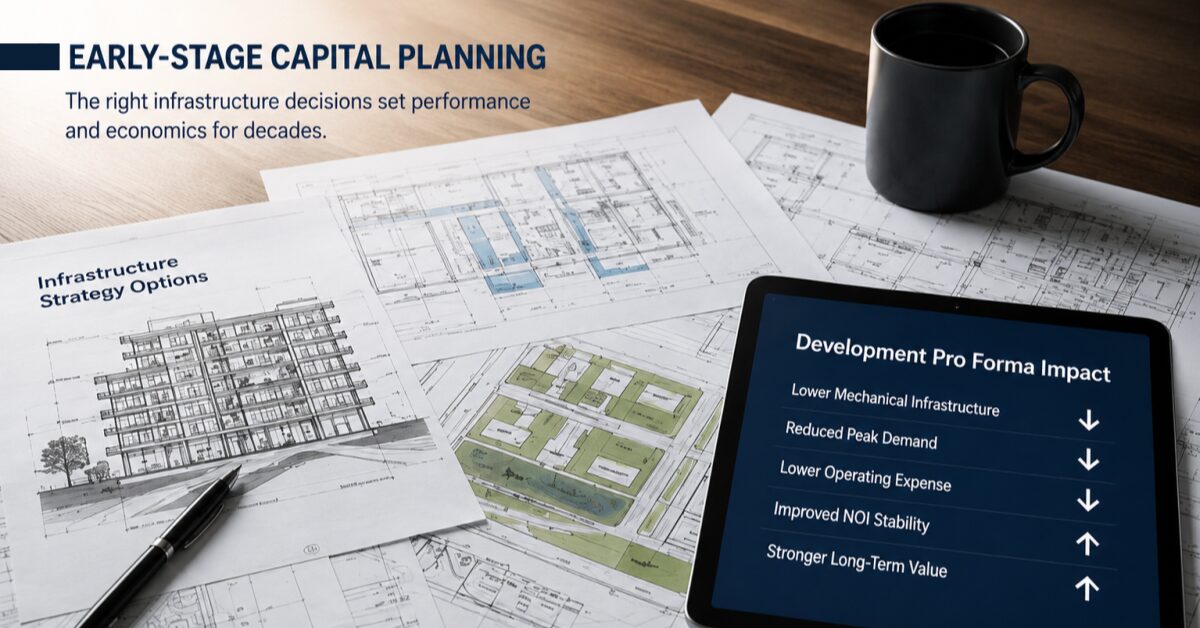 Early-stage infrastructure planning and development economics